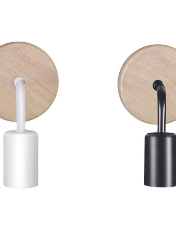 SPOT PARED 1 LUZ BASE MADERA