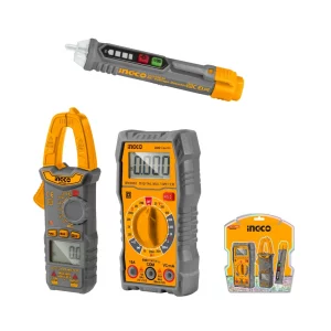 Set Tester Pinza Amperimétrica Y Detector Volt - Ingco