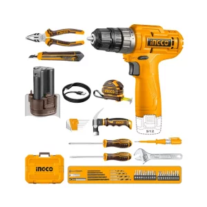 KIT ATORNILLADOR 12V 20MM EN VALIJA INGCO