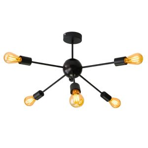 Lamparas de adosar al techo 6L E27 SPUTNICK Moderna