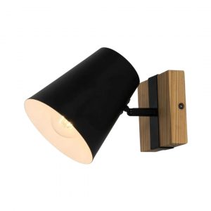 aplique nórdico de madera y metal E27