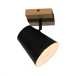 aplique nórdico de madera y metal E27
