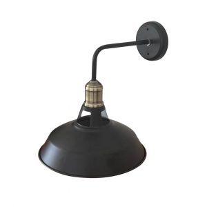 aplique de pared negro vintage