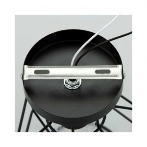 aplique de techo loft negro E27