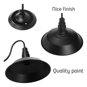 aplique vintage negro E27