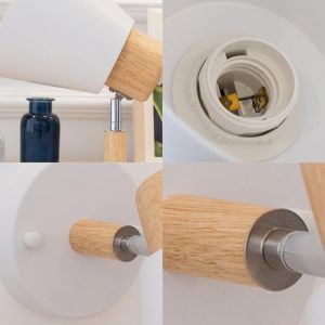 aplique de pared blanco nórdico