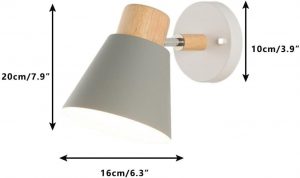 aplique de pared gris nórdico